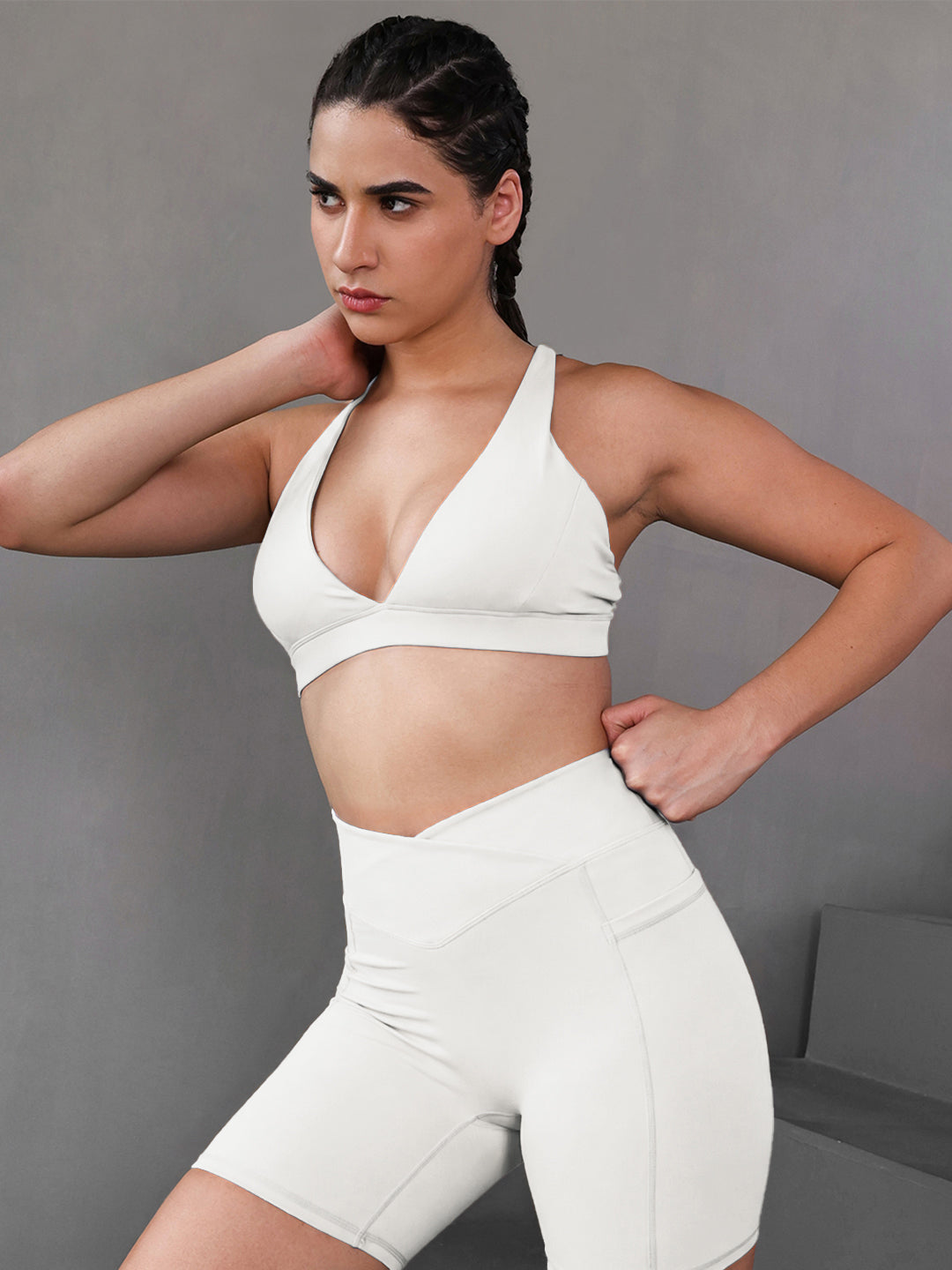Women’s Seamless Workout Co-Ord Set Grey