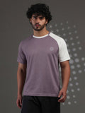 Men's Half Sleeves Sports Gym T-shirt Dusty Plum