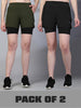 Women’s Double Layer Running Shorts Pack of 2