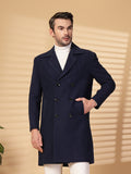 Men Winter Wear Double Breasted Long Coat