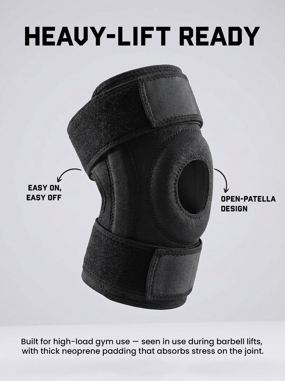 CHKOKKO Adjustable Knee Support Brace for Men & Women