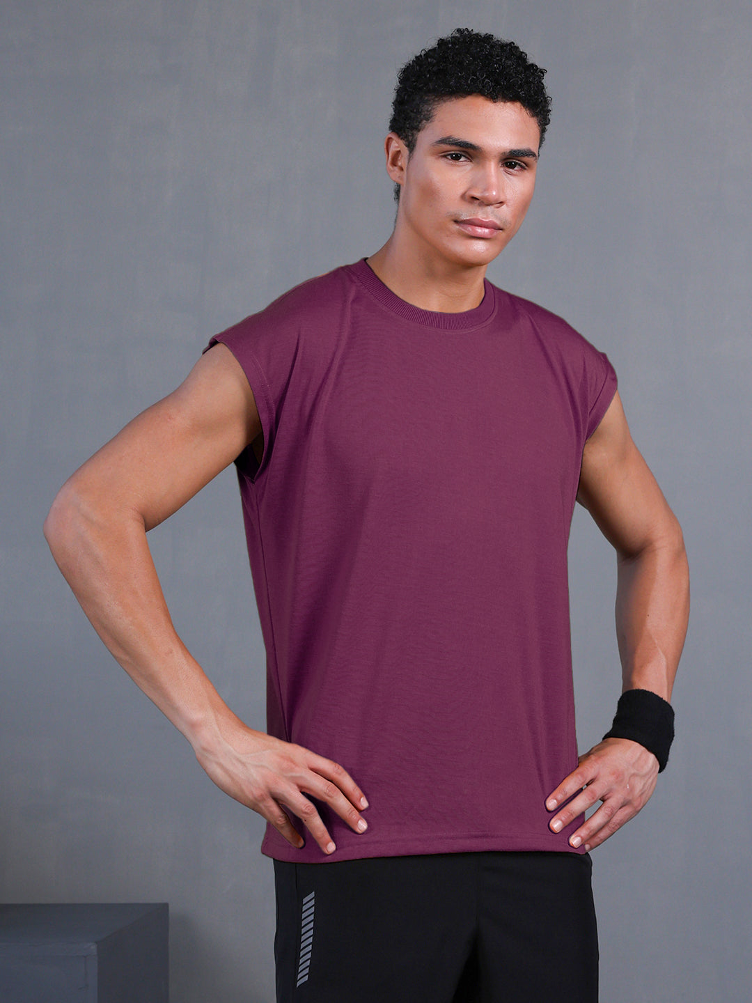 Men's Onion Oversized Sleeveless Gym Tanktop