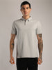 Men’s Grey Premium Polo Sports T-Shirt