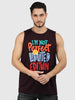 Men Printed Gym Tank Tops Sports Sleeveless Vest