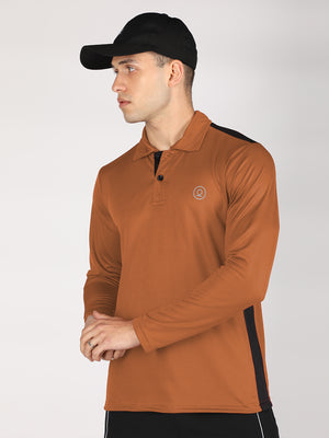 Men's Regular Dry Fit Full Sleeves Polo T-Shirt | CHKOKKO