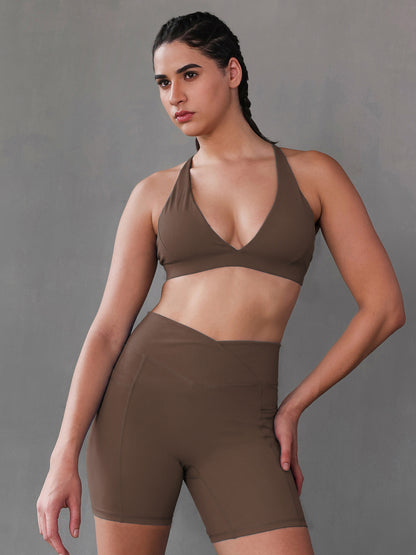 Women’s Seamless Workout Co-Ord Set Brown