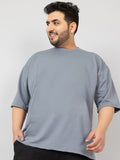 Men Plus Size Oversized Cotton Round Neck Tshirts