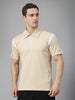 Men's Polo Neck Regular Fit Gym Sports Zipper T-Shirt