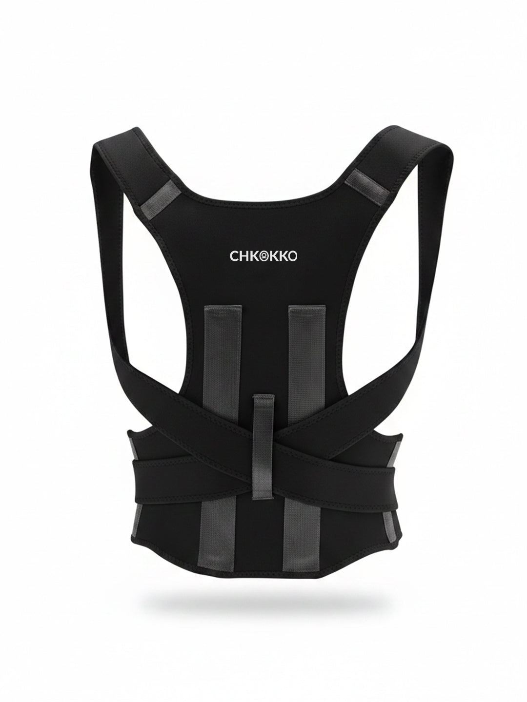CHKOKKO Posture Corrector Belt for Men & Women | Adjustable Upper Back & Spine Support Brace