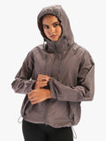 Women’s Lightweight Hooded Summer Jacket Grey
