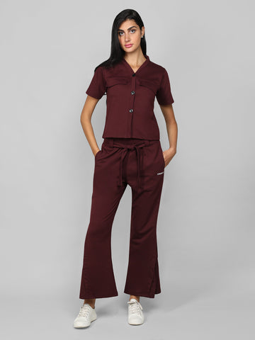 Women's Violet Co-Ord Set | CHKOKKO