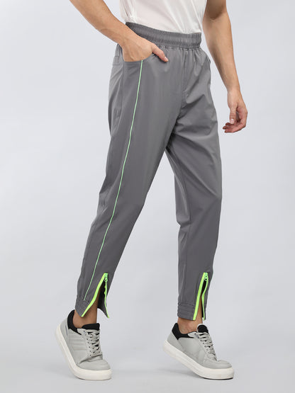 Men Slate Grey Training Sports Trackpants