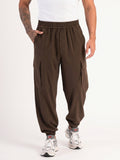 Men’s Olive Relaxed Fit Sports Trackpant