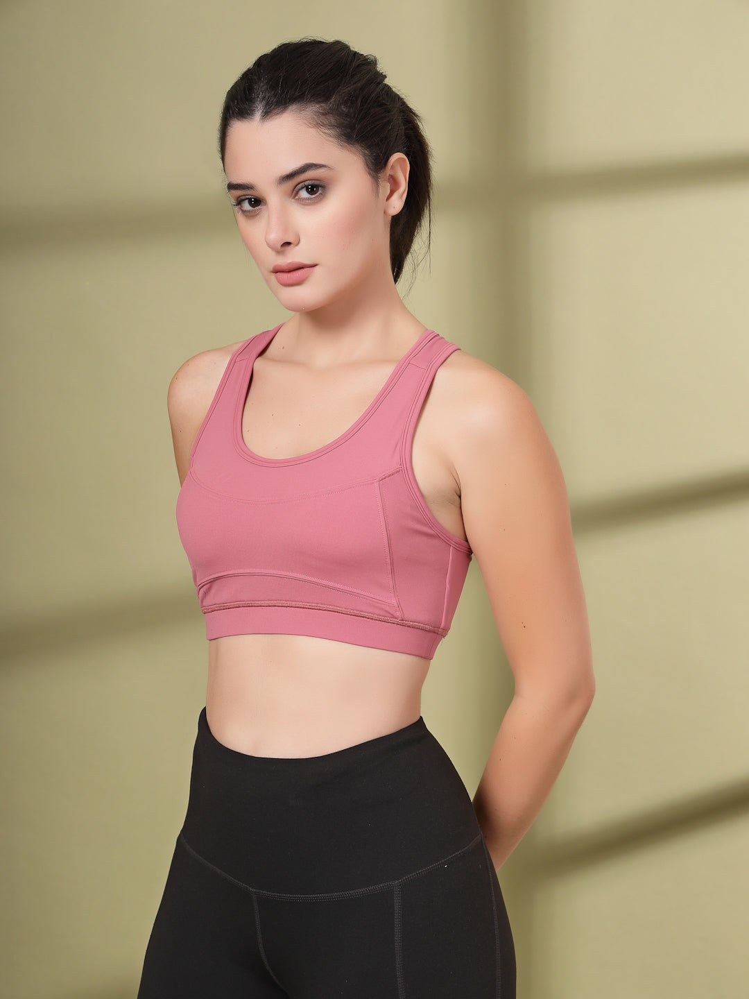 Women's Blended Padded Non-Wired Sports Bra