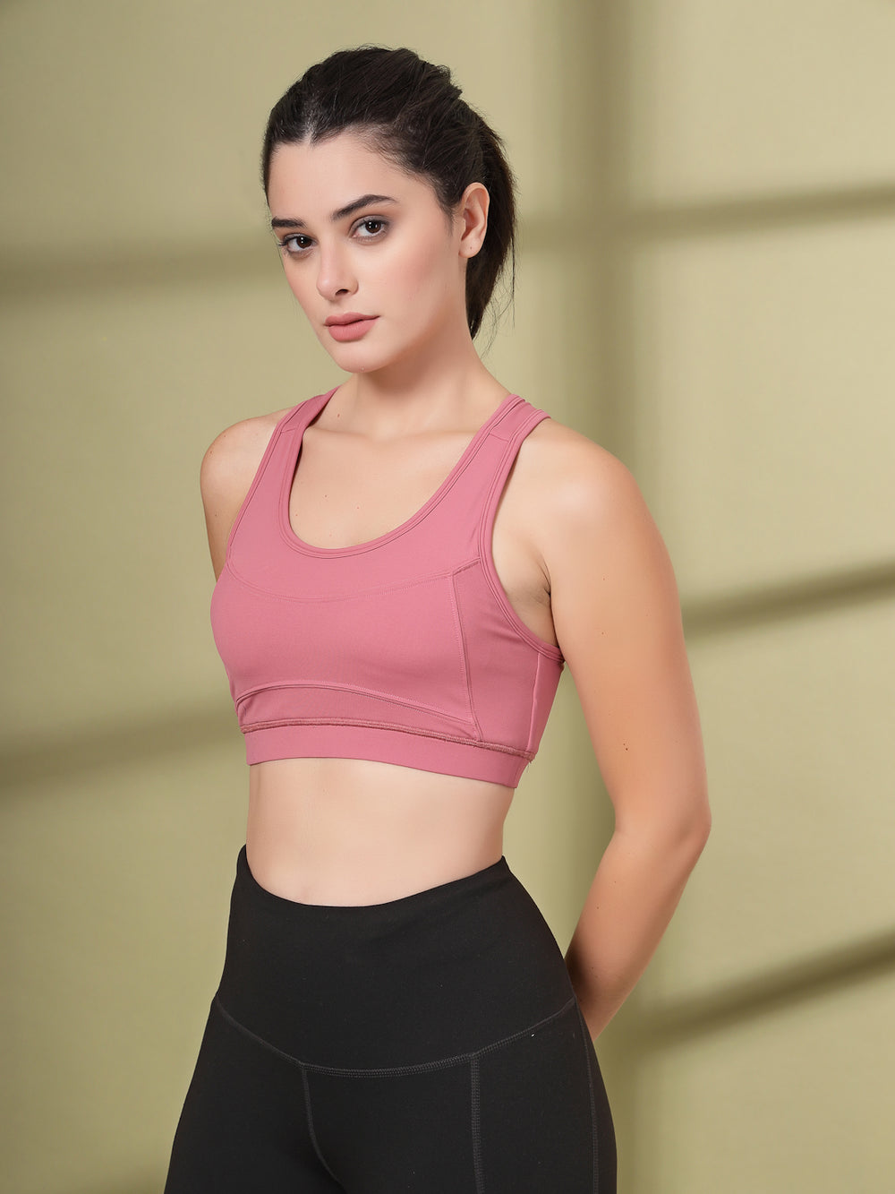 Women's Blended Padded Non-Wired Sports Bra
