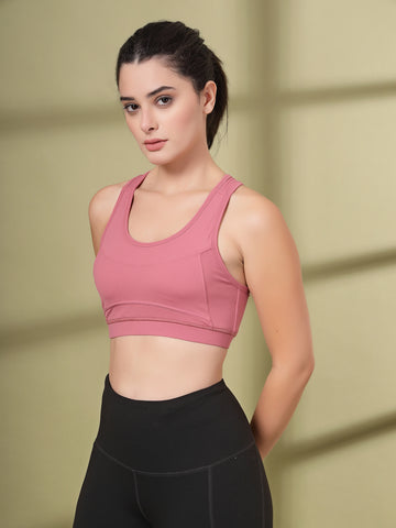 Women's Blended Padded Non-Wired Sports Bra