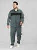 Men Green Plus Size Winter Tracksuit | CHKOKKO