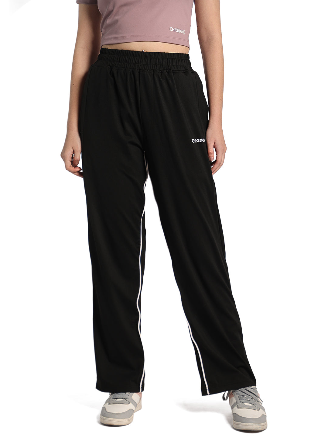 Women Black Sports Trackpant