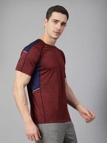Men's Half Sleeves Gym Regular Fit T-Shirt | CHKOKKO