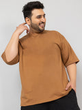 Men Plus Size Oversized Cotton Round Neck Tshirts