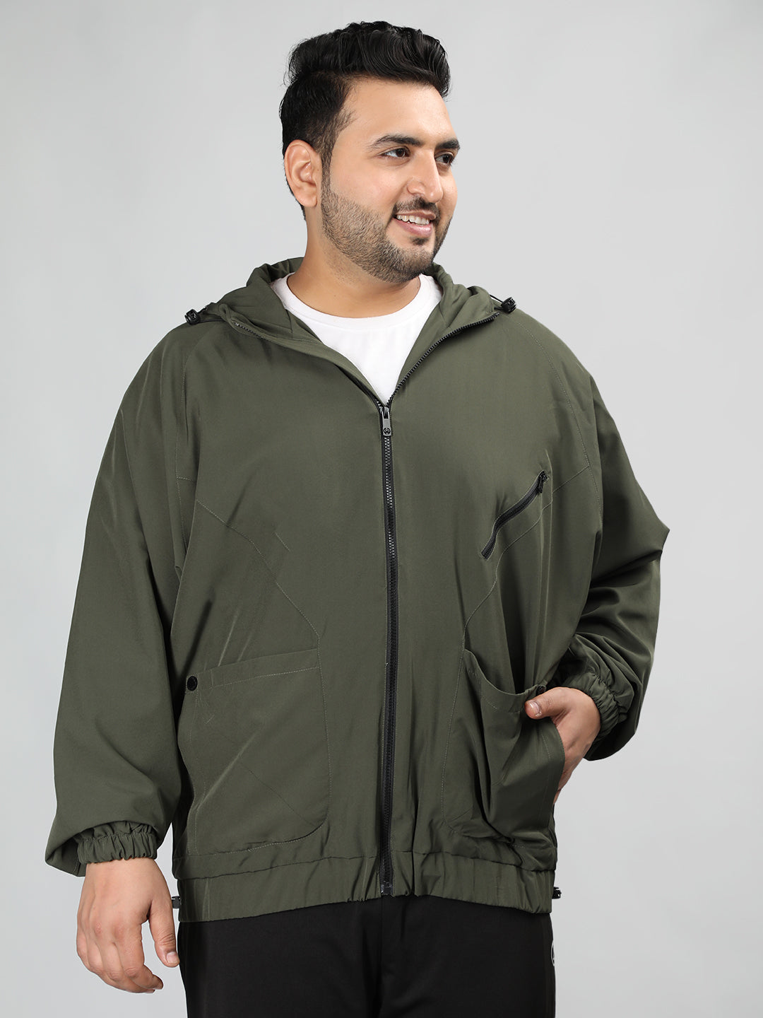 Men Winter Windcheater Sports Gym Zipper Jacket