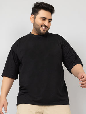 Men Plus Size Oversized Cotton Round Neck Tshirts