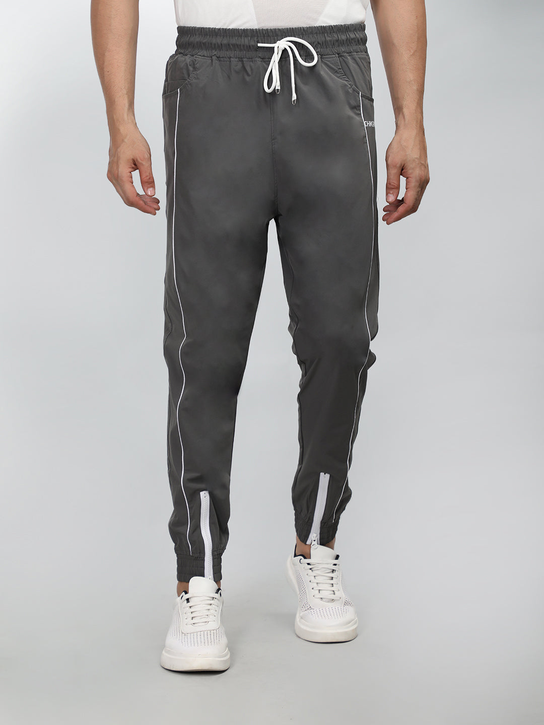 Men's DarkGrey Training Sports Trackpant | CHKOKKO