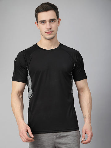 Men's Half Sleeves Gym Regular Fit T-Shirt | CHKOKKO
