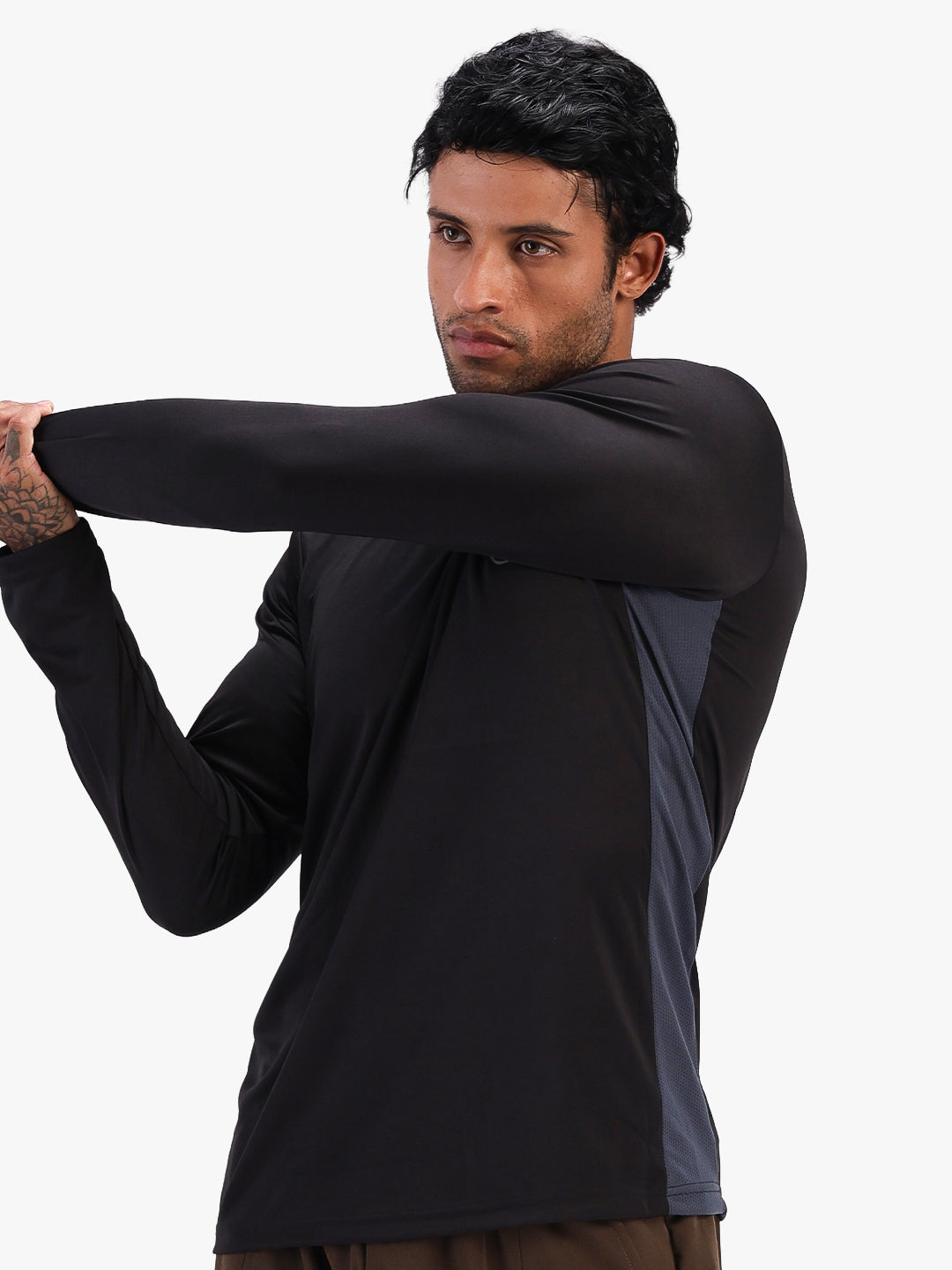 Men's Regular Dry Fit Gym Sports T-Shirt Black