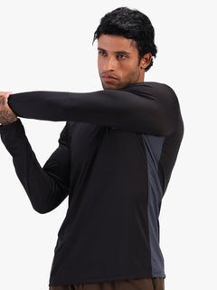 Men's Regular Dry Fit Gym Sports T-Shirt Black