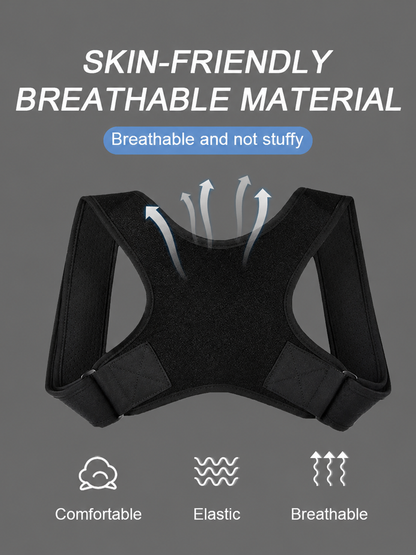 Chkokko Adjustable Posture Corrector for Men & Women – Upper Back & Shoulder Support Brace