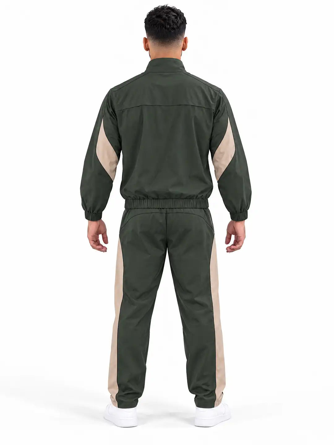 Olive Mouse Light Active Colorblock Track Suit Men