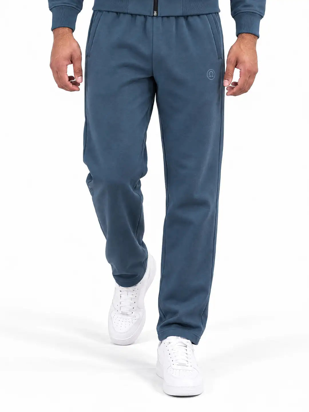 Indigo Black Heavy Fleece Winter Tracksuit Men