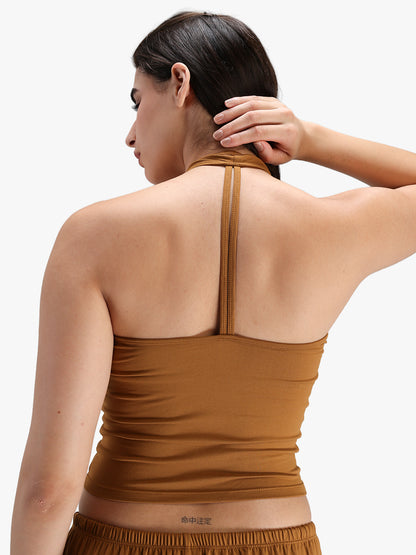Women's Activewear Co-ord Set Golden Brown