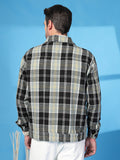 Men Winter Wear Check Shacket