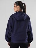 Women Winter Sports Oversized Windcheater Hooded Jacket