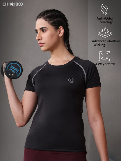 Women's Performance Compression T-Shirt Black