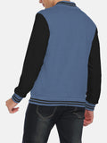 Men's Winter Wear Varsity Jacket With Ribbed Cuffs