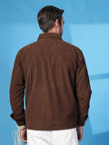 Men Winter Wear Regular Fit Corduory Jacket