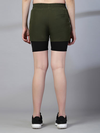 Women’s Double Layer Running Shorts Pack of 2