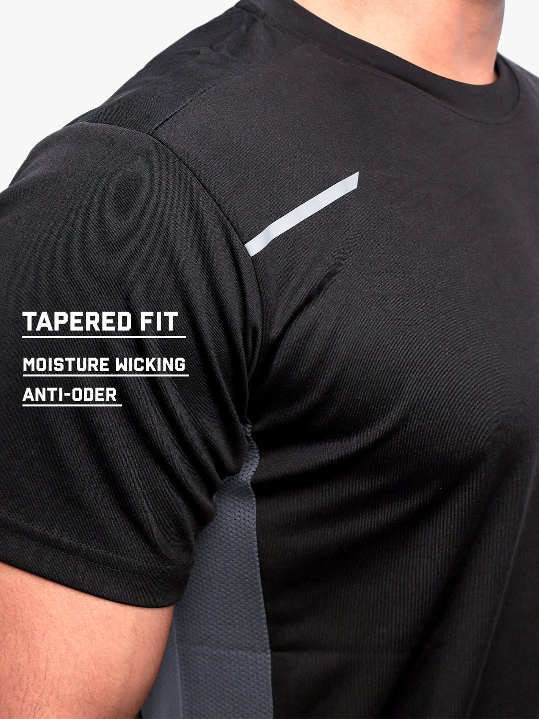 Men's Dry Fit Half Sleeve Gym T-Shirt