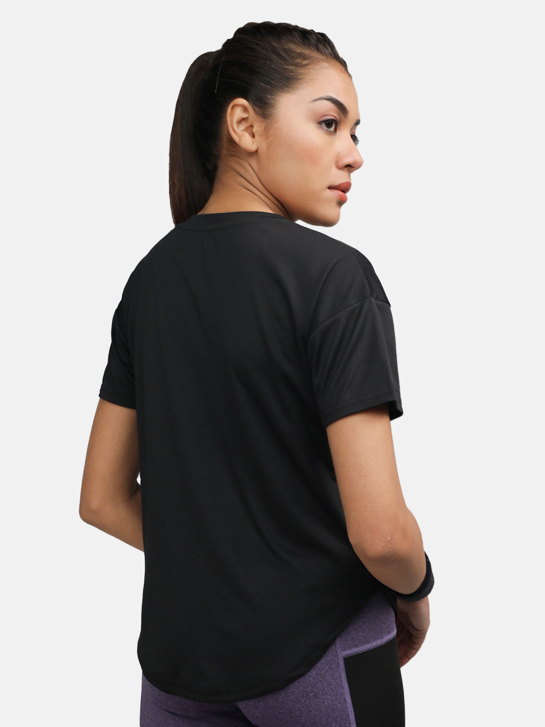 Women's Round Neck Active Wear Sports T-Shirt