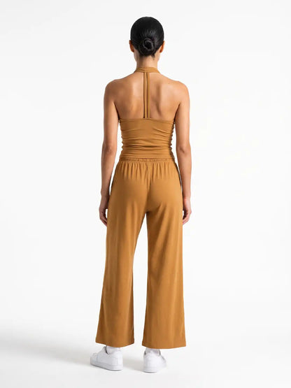 Women's Activewear Co-ord Set Golden Brown