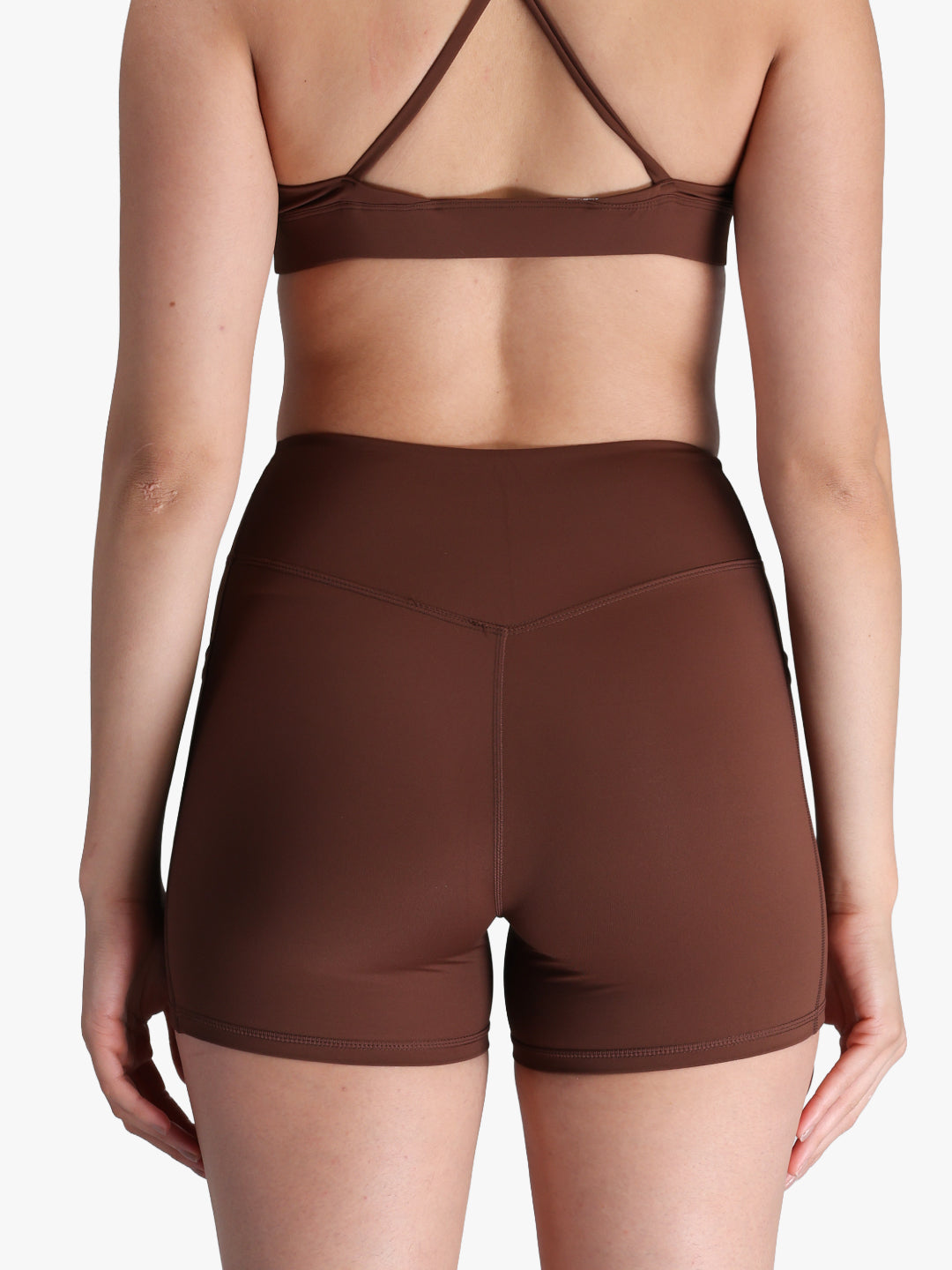 Women’s Seamless Workout Co-Ord Set Brown