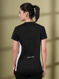 Women's Round Neck Active Wear Sports T-Shirt | CHKOKKO