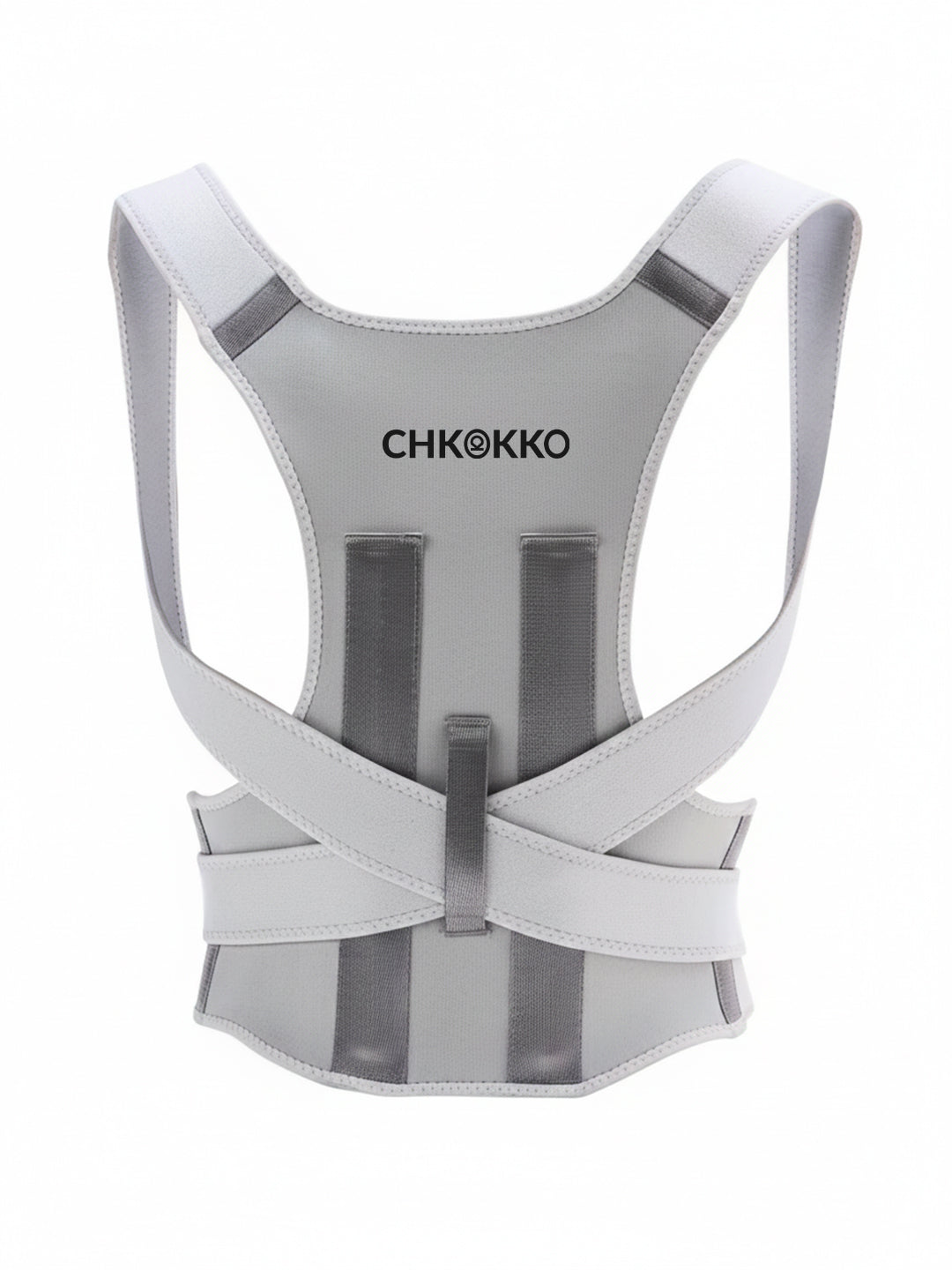 CHKOKKO Posture Corrector Belt for Men & Women | Adjustable Upper Back & Spine Support Brace