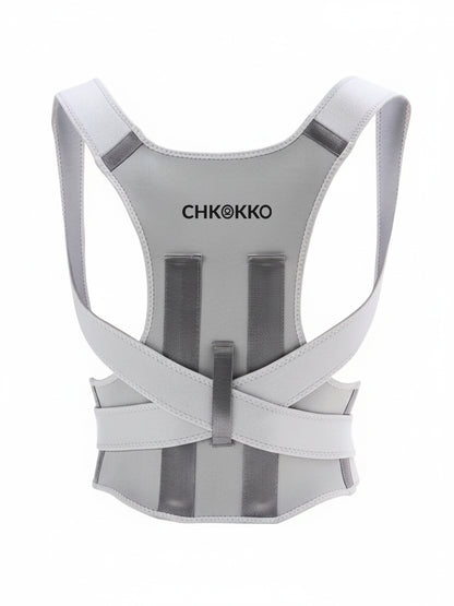 CHKOKKO Posture Corrector Belt for Men & Women | Adjustable Upper Back & Spine Support Brace