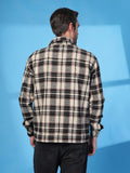 Men Winter Wear Check Shacket