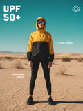 Women’s Lightweight UPF 50+ Sun Protection Summer Jacket Yellow Black
