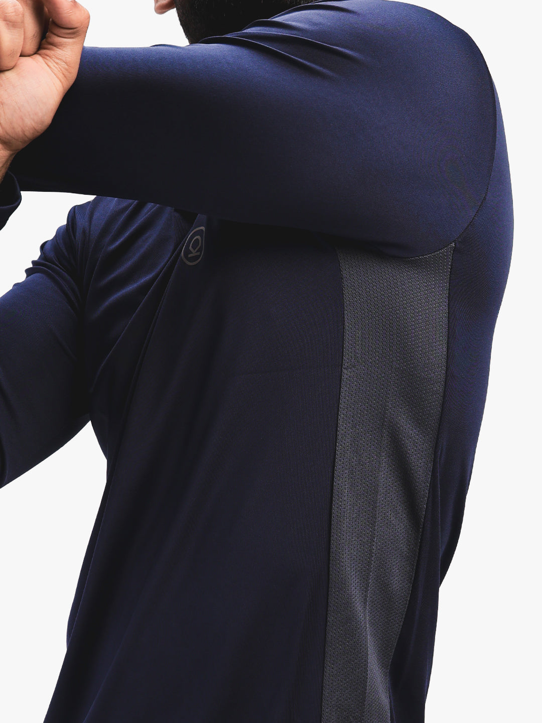 Men's Regular Dry Fit Gym Sports T-Shirt Navy Blue